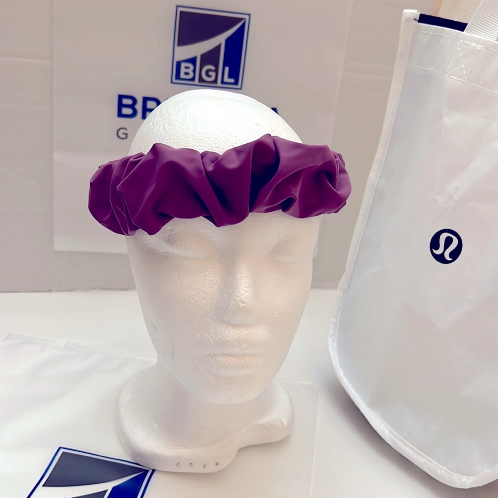 Lululemon Plum Nulux Gathered Headband